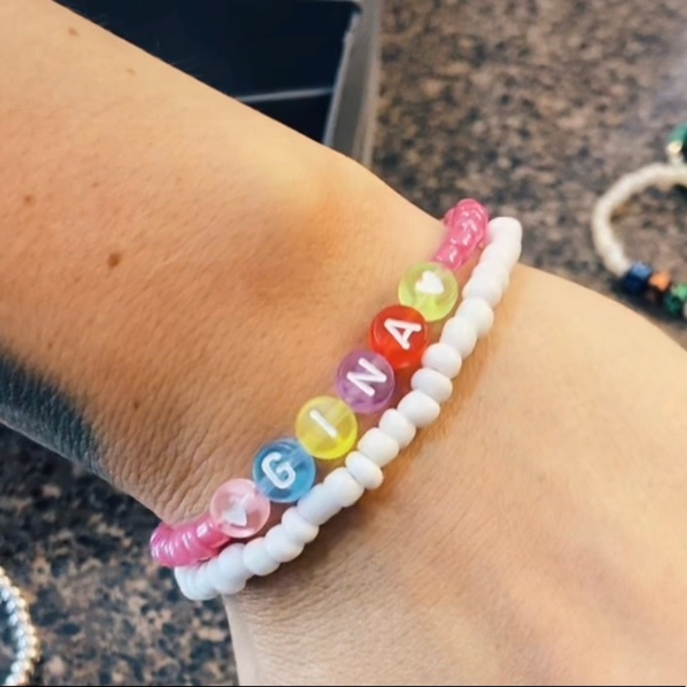 Custom 2 piece name bracelets